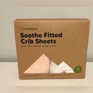 KeaBabies Soothe Fitted Crib Sheets